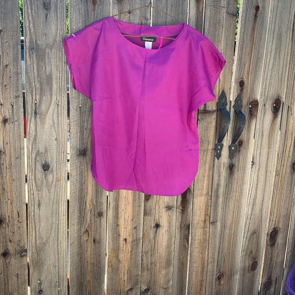 Magenta blouse